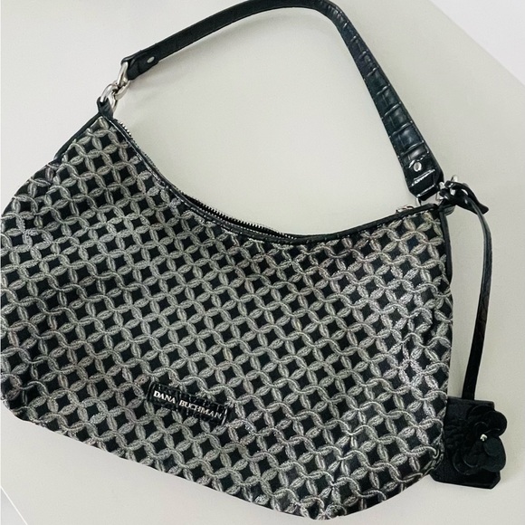 Dana Buchman Silver Sparkle Shoulder Bag - Picture 9 of 13